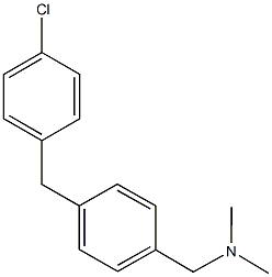 N-[4-(4-chlorobenzyl)benzyl]-N,N-dimethylamine Struktur