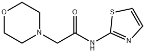 2-(4-morpholinyl)-N-(1,3-thiazol-2-yl)acetamide Struktur