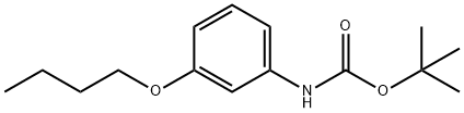 tert-butyl 3-butoxyphenylcarbamate Struktur