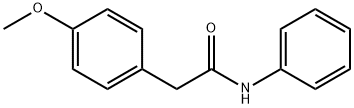 2-(4-methoxyphenyl)-N-phenylacetamide Struktur