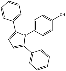 4-(2,5-diphenyl-1H-pyrrol-1-yl)phenol Struktur