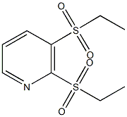 2,3-bis(ethylsulfonyl)pyridine Struktur