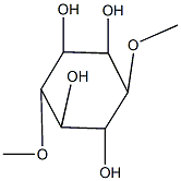 3,6-dimethoxy-1,2,4,5-cyclohexanetetrol Struktur