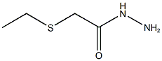 2-(ethylsulfanyl)acetohydrazide Struktur