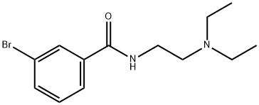 3-bromo-N-[2-(diethylamino)ethyl]benzamide Struktur