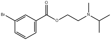 2-[isopropyl(methyl)amino]ethyl 3-bromobenzoate Struktur