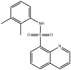 N-(2,3-dimethylphenyl)-8-quinolinesulfonamide Struktur