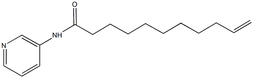 N-(3-pyridinyl)-10-undecenamide Struktur