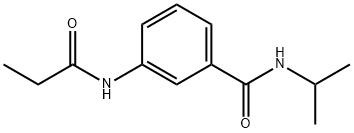 N-isopropyl-3-(propionylamino)benzamide Struktur