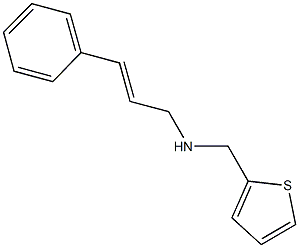 N-cinnamyl-N-(2-thienylmethyl)amine Struktur