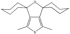 4',6'-dimethyl-dispiro(cyclohexane-1,1'-[1'H,3'H]-thieno[3,4-c]furan-3,1'-cyclohexane) Struktur