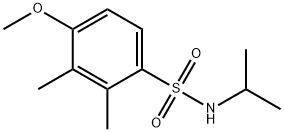 N-isopropyl-4-methoxy-2,3-dimethylbenzenesulfonamide Struktur