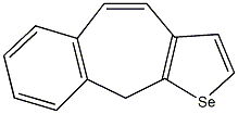 10H-benzo[5,6]cyclohepta[1,2-b]selenophene Struktur