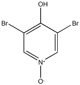 3,5-dibromo-4-hydroxypyridine-N-oxide Struktur