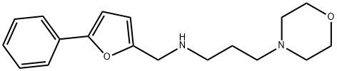 N-[3-(4-morpholinyl)propyl]-N-[(5-phenyl-2-furyl)methyl]amine Struktur