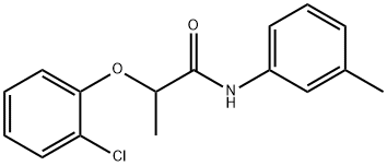 2-(2-chlorophenoxy)-N-(3-methylphenyl)propanamide Struktur