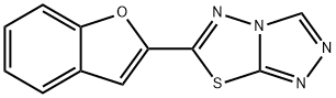 6-(1-benzofuran-2-yl)[1,2,4]triazolo[3,4-b][1,3,4]thiadiazole Struktur