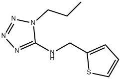 N-(1-propyl-1H-tetraazol-5-yl)-N-(2-thienylmethyl)amine Struktur