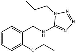 N-(2-ethoxybenzyl)-N-(1-propyl-1H-tetraazol-5-yl)amine Struktur