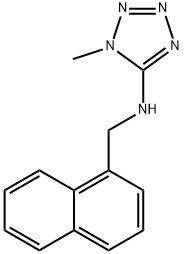 N-(1-methyl-1H-tetraazol-5-yl)-N-(1-naphthylmethyl)amine Struktur