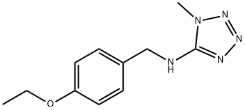 N-(4-ethoxybenzyl)-N-(1-methyl-1H-tetraazol-5-yl)amine Struktur