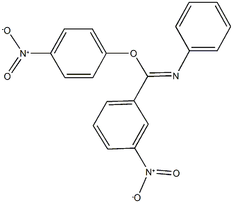 4-nitrophenyl 3-nitro-N-phenylbenzenecarboximidoate Struktur