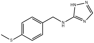 N-[4-(methylsulfanyl)benzyl]-N-(1H-1,2,4-triazol-3-yl)amine Struktur