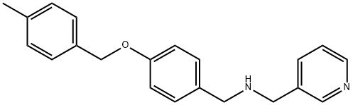 N-{4-[(4-methylbenzyl)oxy]benzyl}-N-(3-pyridinylmethyl)amine Struktur