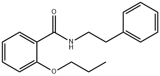 N-(2-phenylethyl)-2-propoxybenzamide Struktur