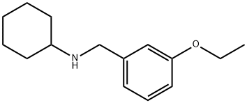 N-cyclohexyl-N-(3-ethoxybenzyl)amine Struktur