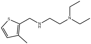 N-[2-(diethylamino)ethyl]-N-[(3-methyl-2-thienyl)methyl]amine Struktur