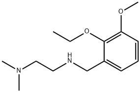 N-[2-(dimethylamino)ethyl]-N-(2-ethoxy-3-methoxybenzyl)amine Struktur