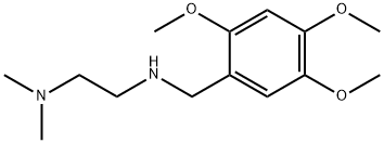 N-[2-(dimethylamino)ethyl]-N-(2,4,5-trimethoxybenzyl)amine Struktur