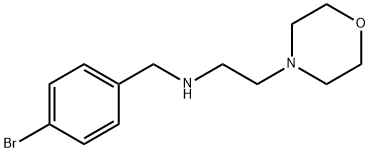 N-(4-bromobenzyl)-N-[2-(4-morpholinyl)ethyl]amine Struktur