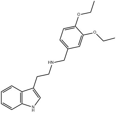 N-(3,4-diethoxybenzyl)-N-[2-(1H-indol-3-yl)ethyl]amine Struktur