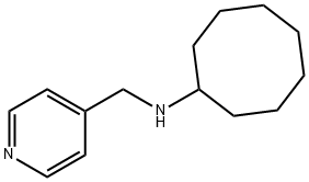 N-cyclooctyl-N-(4-pyridinylmethyl)amine Struktur