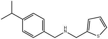 N-(4-isopropylbenzyl)-N-(2-thienylmethyl)amine Struktur