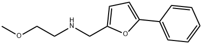 N-(2-methoxyethyl)-N-[(5-phenyl-2-furyl)methyl]amine Struktur