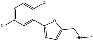 N-{[5-(2,5-dichlorophenyl)-2-furyl]methyl}-N-methylamine Struktur