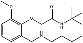 N-(tert-butyl)-2-{2-[(butylamino)methyl]-6-methoxyphenoxy}acetamide Struktur