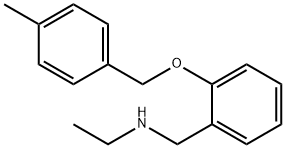 N-ethyl-N-{2-[(4-methylbenzyl)oxy]benzyl}amine Struktur