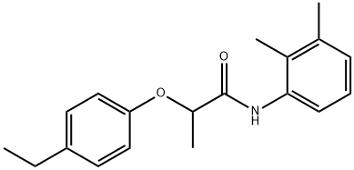 N-(2,3-dimethylphenyl)-2-(4-ethylphenoxy)propanamide Struktur