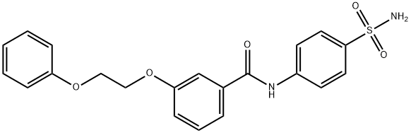 N-[4-(aminosulfonyl)phenyl]-3-(2-phenoxyethoxy)benzamide Struktur