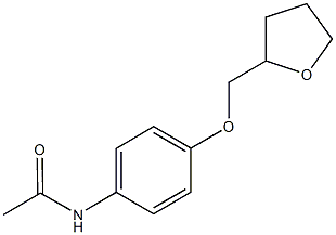 N-[4-(tetrahydro-2-furanylmethoxy)phenyl]acetamide Struktur