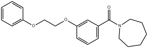 1-[3-(2-phenoxyethoxy)benzoyl]azepane Struktur