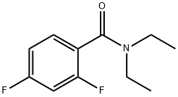 N,N-diethyl-2,4-difluorobenzamide Struktur