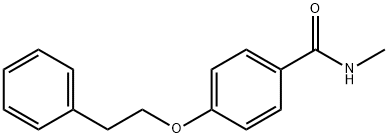 N-methyl-4-(2-phenylethoxy)benzamide Struktur