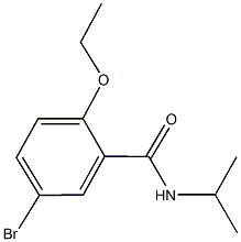 5-bromo-2-ethoxy-N-isopropylbenzamide Struktur