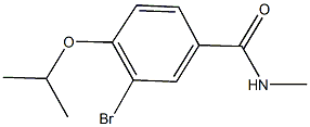 3-bromo-4-isopropoxy-N-methylbenzamide Struktur