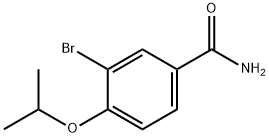 3-bromo-4-isopropoxybenzamide Struktur